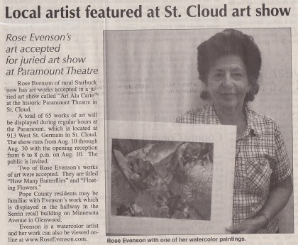 Saint Cloud Art Show 2009